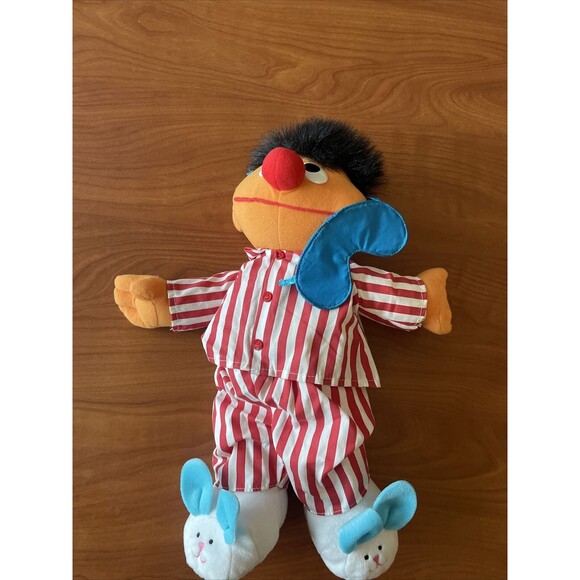 Vintage 1996 TYCO Ernie Night Time Plush Talking 17" - Picture 3 of 4